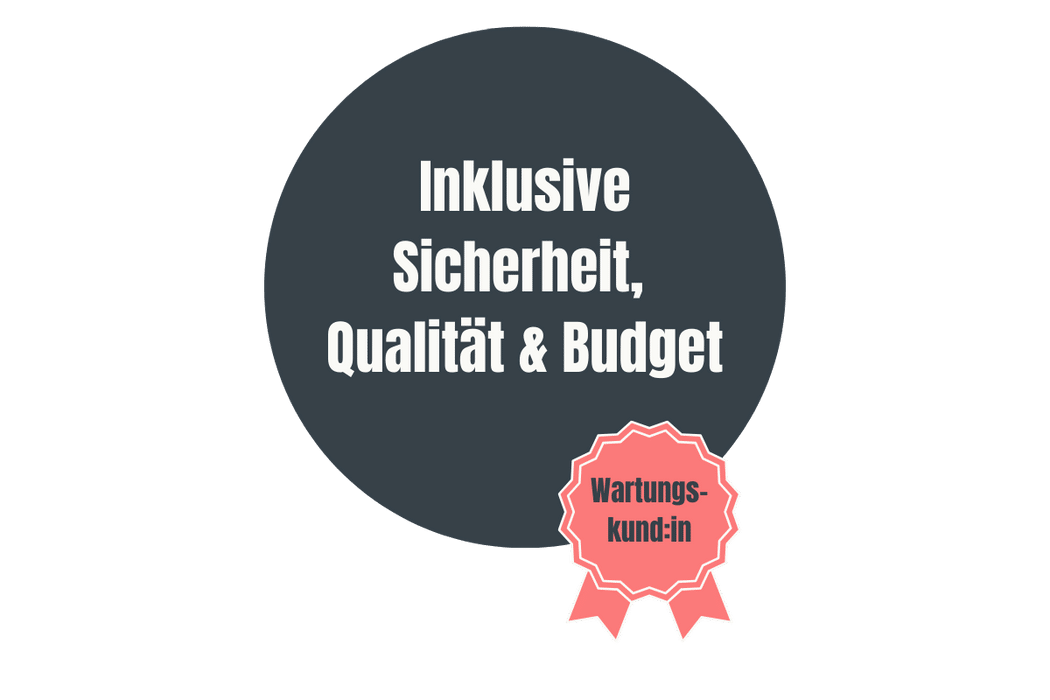 Sicherheit, Qualität, Budget enthalten