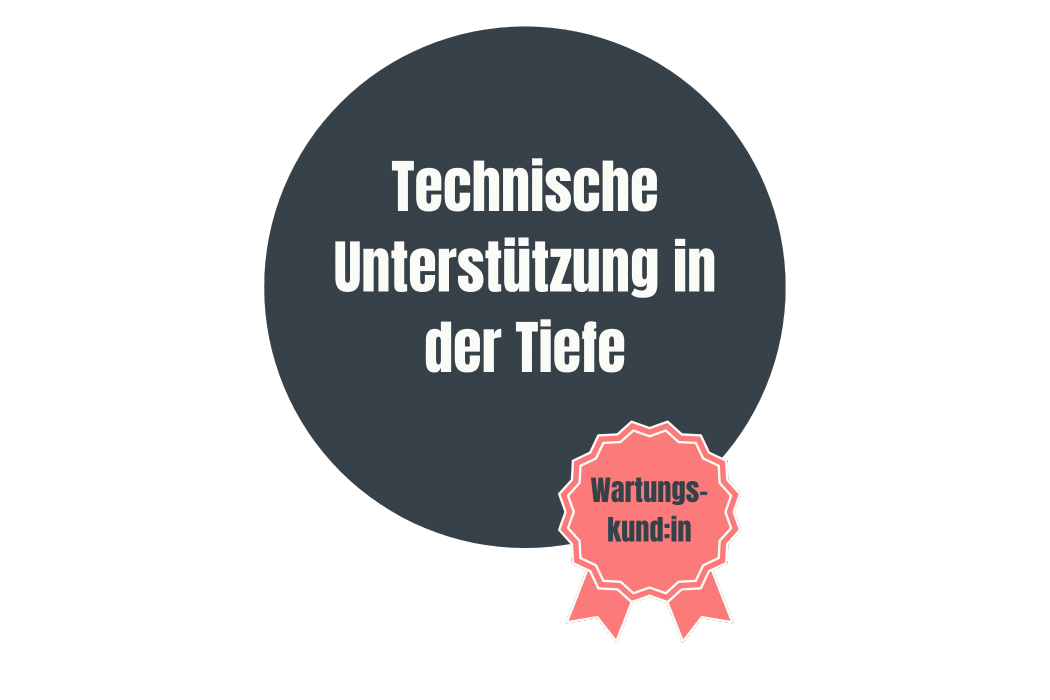 Technische Unterstützung und Wartungskund:innen