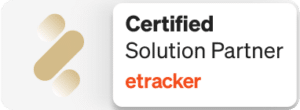 etracker Certified Solution Partner Abzeichen